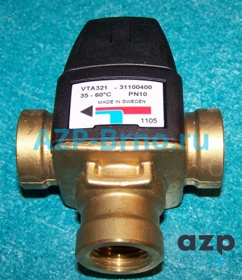 Термостатический вентиль 1/2“ 1306 2002 00 AZP Brno Чехия (фото, схема)
